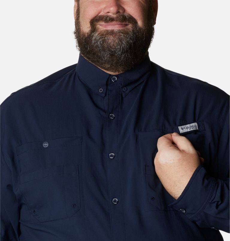 Men’s PFG Tamiami II Long Sleeve Shirt - Big, Color: Collegiate Navy, image 4