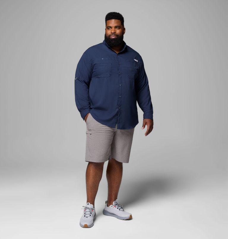 Men’s PFG Tamiami II Long Sleeve Shirt - Big, Color: Collegiate Navy, image 2
