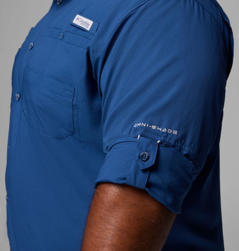 Men’s PFG Tamiami II Long Sleeve Shirt - Big, Color: Carbon, image 6