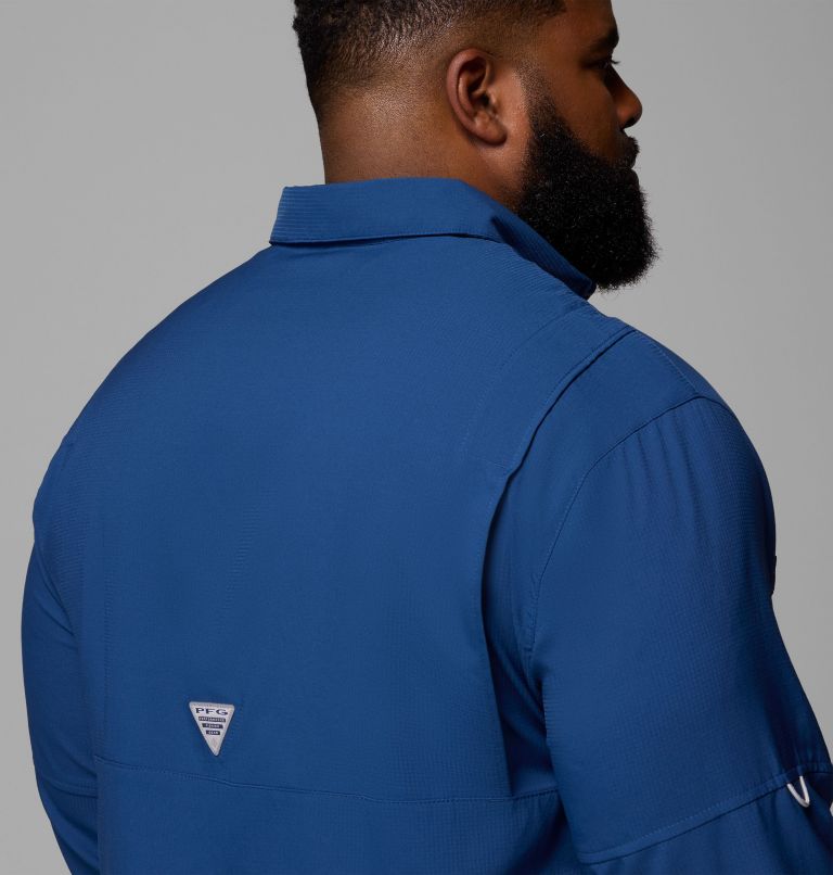 Men’s PFG Tamiami II Long Sleeve Shirt - Big, Color: Carbon, image 8