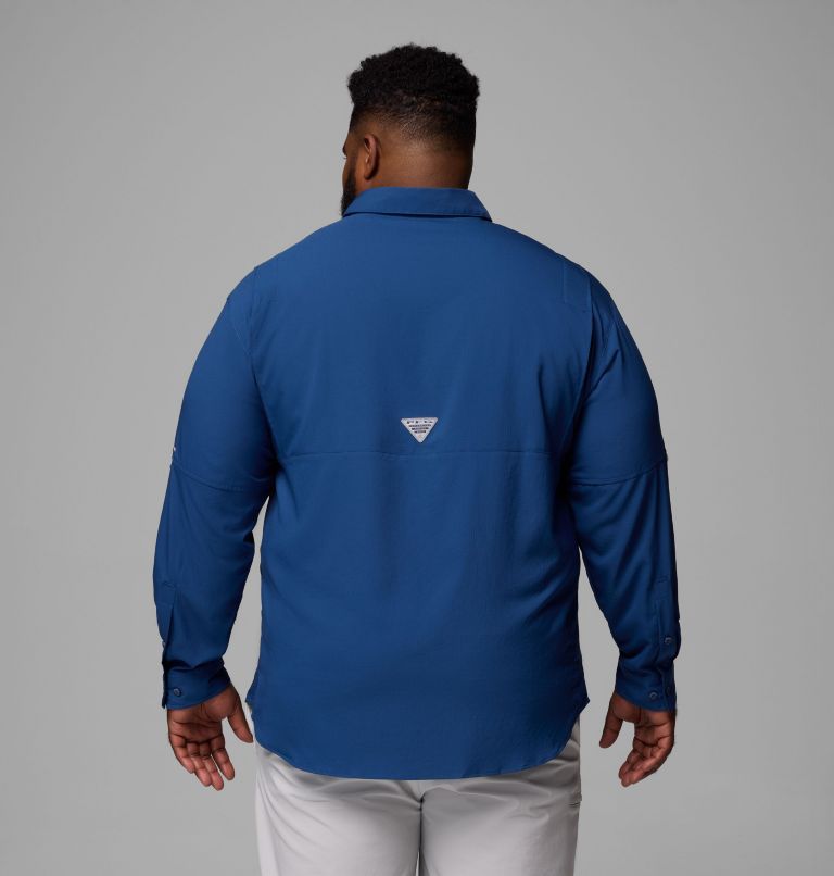 Men’s PFG Tamiami II Long Sleeve Shirt - Big, Color: Carbon, image 3