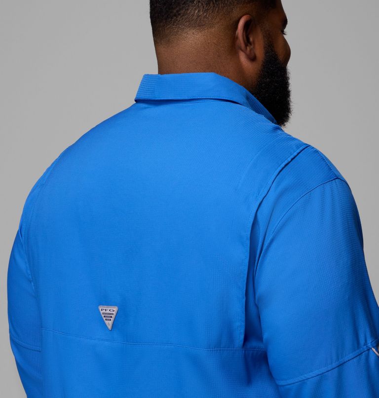 Men’s PFG Tamiami II Long Sleeve Shirt - Big, Color: Vivid Blue, image 8