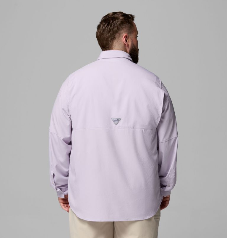 Men’s PFG Tamiami II Long Sleeve Shirt - Big, Color: Lavender Pearl, image 3