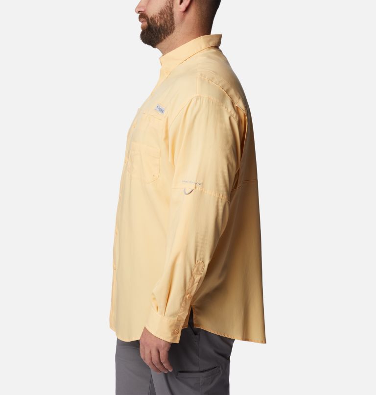 Thumbnail: Men’s PFG Tamiami II Long Sleeve Shirt - Big, Color: Cocoa Butter, image 3