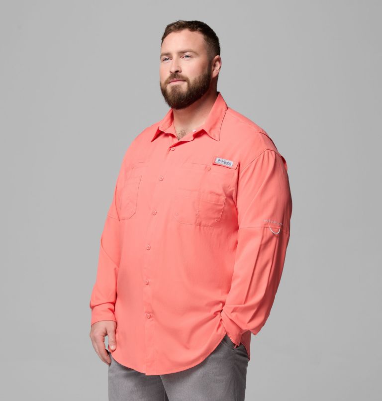 Men’s PFG Tamiami II Long Sleeve Shirt - Big, Color: Melonade, image 4