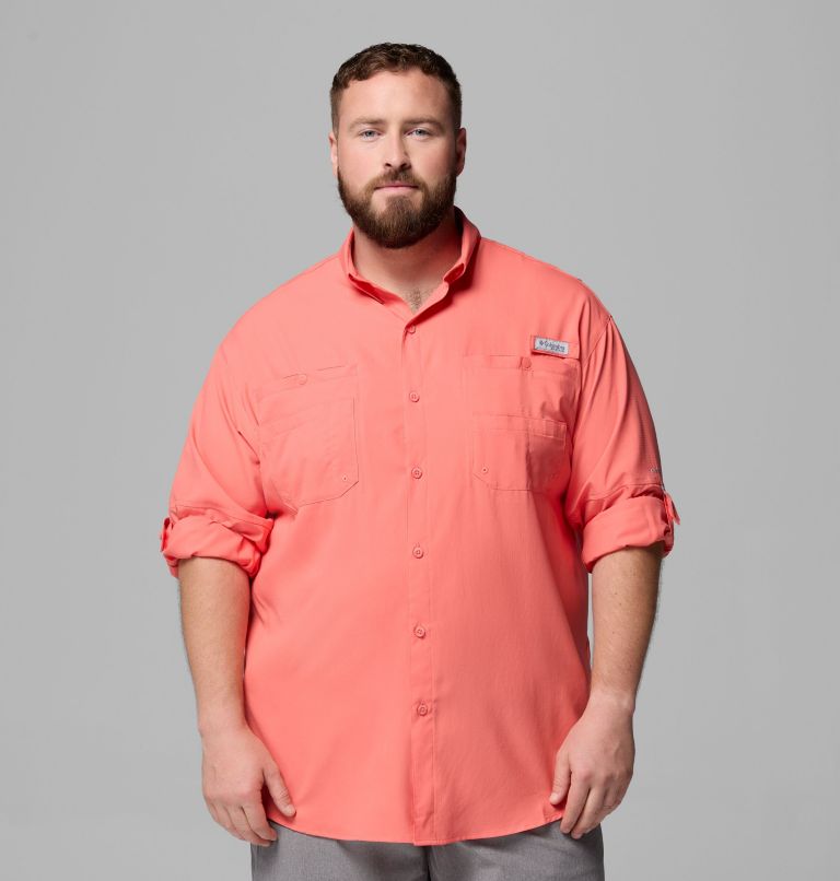 Men’s PFG Tamiami II Long Sleeve Shirt - Big, Color: Melonade, image 5