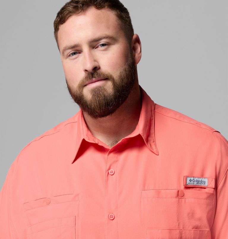 Men’s PFG Tamiami II Long Sleeve Shirt - Big, Color: Melonade, image 7