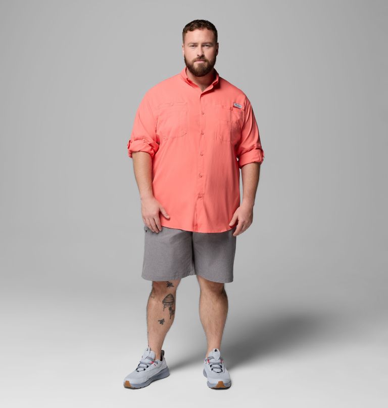Men’s PFG Tamiami II Long Sleeve Shirt - Big, Color: Melonade, image 2