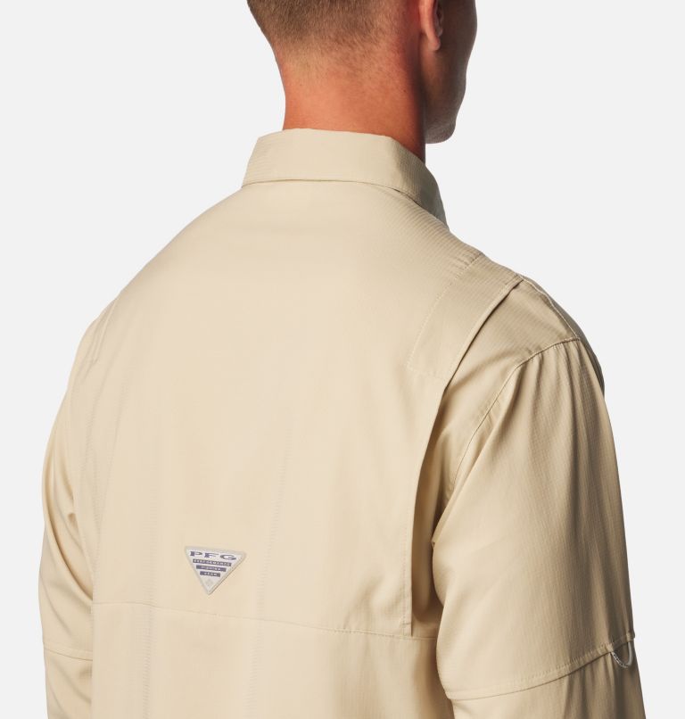 Men’s PFG Tamiami II Long Sleeve Shirt - Tall, Color: Fossil, image 5