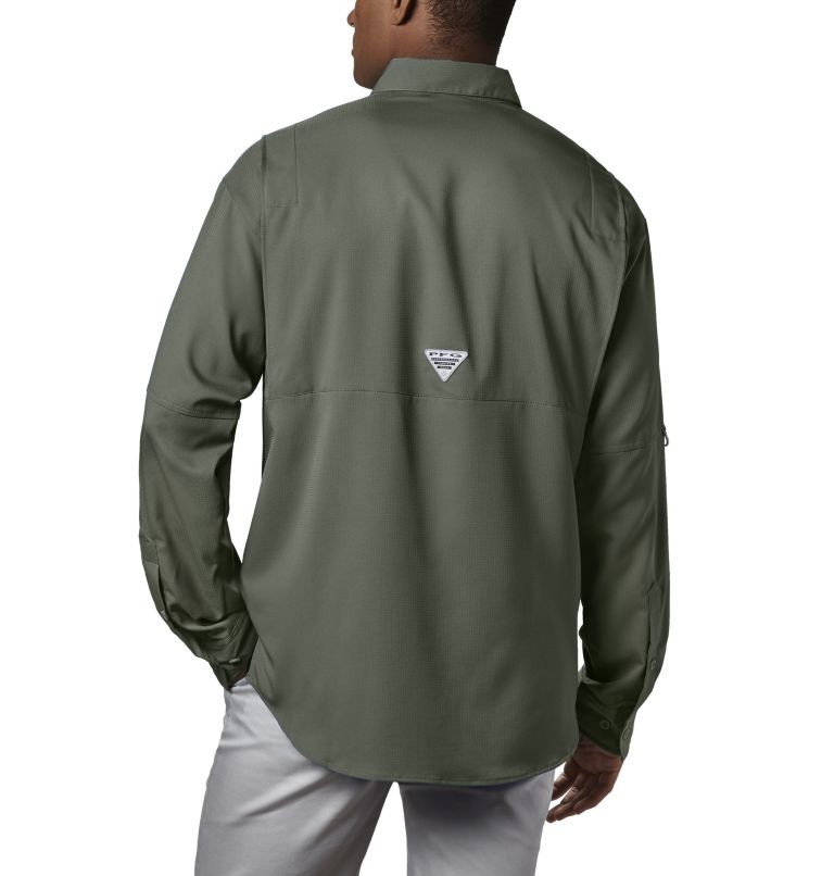 Men’s PFG Tamiami II Long Sleeve Shirt - Tall, Color: Cypress, image 2