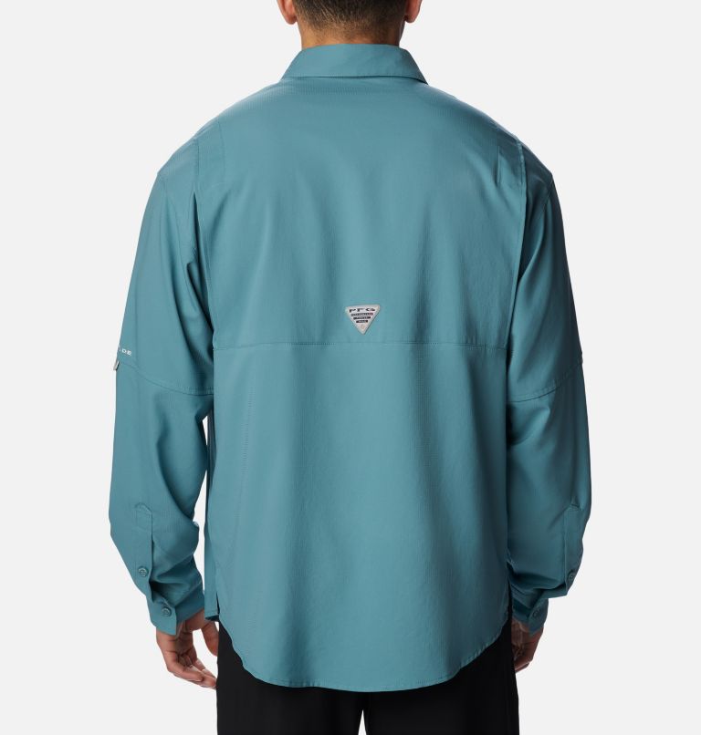Men’s PFG Tamiami II Long Sleeve Shirt - Tall, Color: Tranquil Teal, image 2