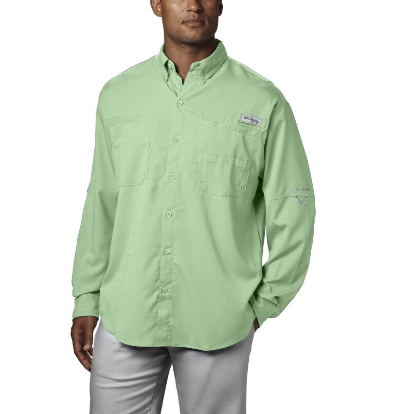 Thumbnail: Men’s PFG Tamiami II Long Sleeve Shirt - Tall, Color: Key West, image 1