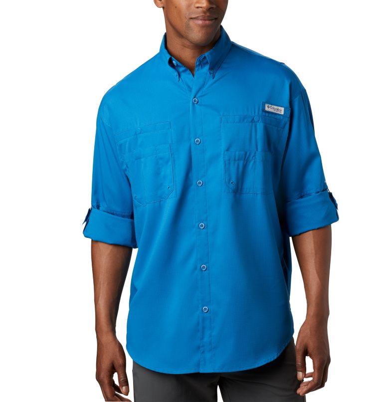 Tamiami II LS Shirt | 440 | 2XT, Color: Dark Pool, image 5