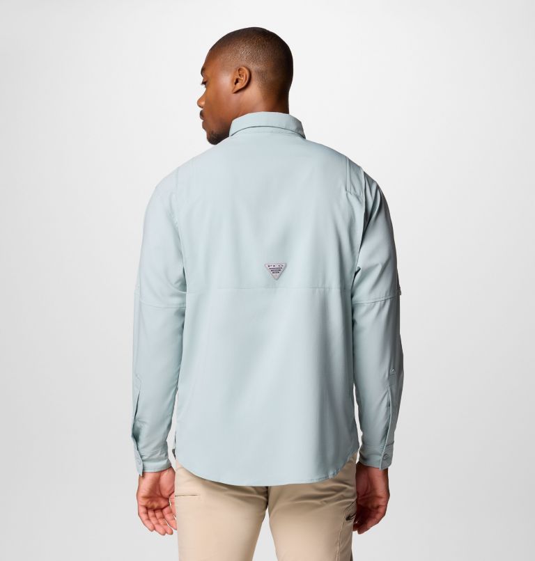 Men’s PFG Tamiami II Long Sleeve Shirt - Tall, Color: Crushed Blue, image 2
