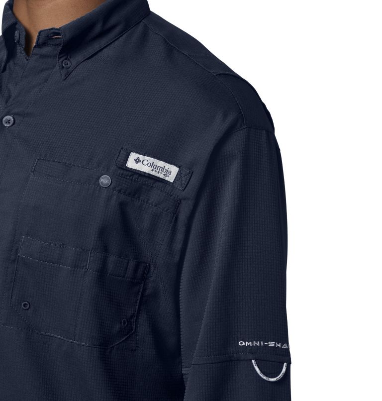 Men’s PFG Tamiami II Long Sleeve Shirt - Tall, Color: Collegiate Navy, image 4
