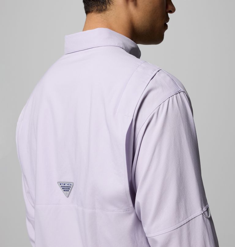 Men’s PFG Tamiami II Long Sleeve Shirt - Tall, Color: Lavender Pearl, image 8
