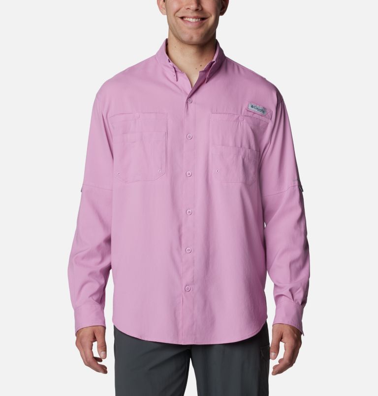 Columbia Men's PFG Tamiami Long Sleeve Shirt Carbon