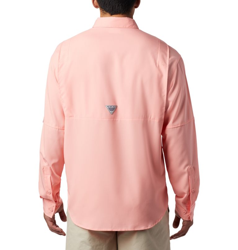 Thumbnail: Men’s PFG Tamiami II Long Sleeve Shirt - Tall, Color: Sorbet, image 2