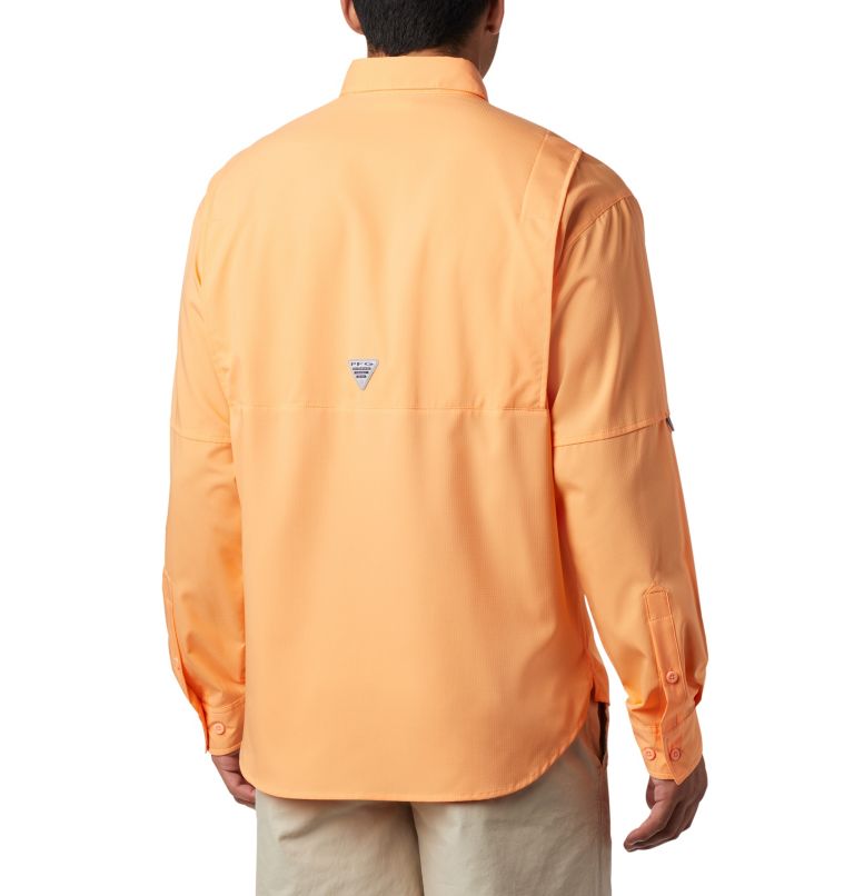 Men’s PFG Tamiami II Long Sleeve Shirt - Tall, Color: Bright Nectar, image 2