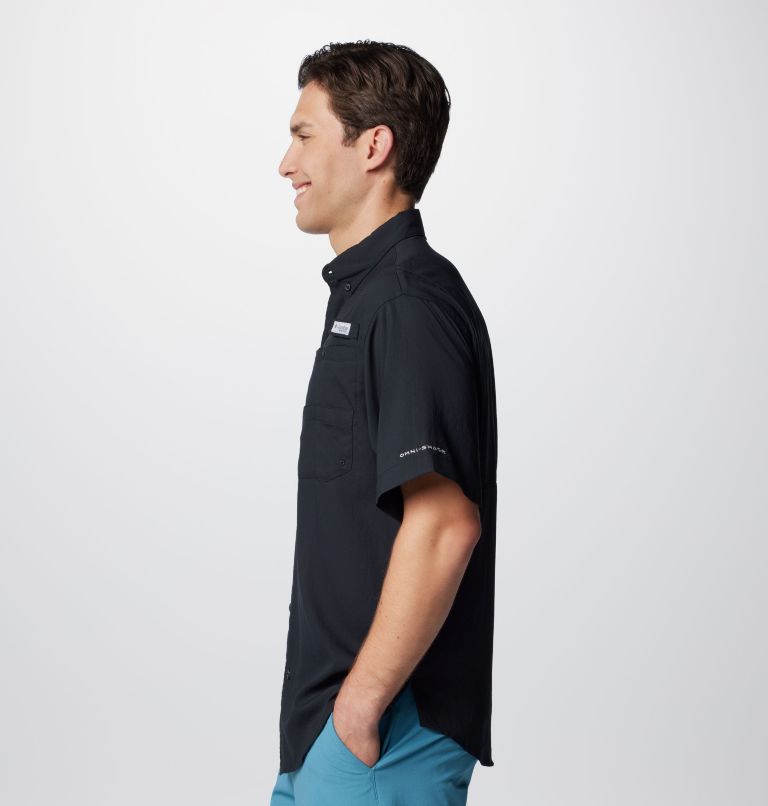 Men’s PFG Tamiami II Short Sleeve Shirt, Color: Black, image 4