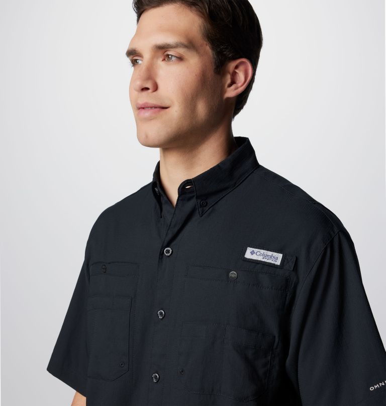 Columbia Men's PFG Tamiami II Short Sleeve Shirt - XL - Black