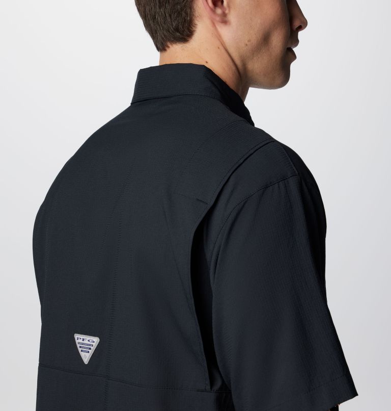 Men’s PFG Tamiami II Short Sleeve Shirt, Color: Black, image 6