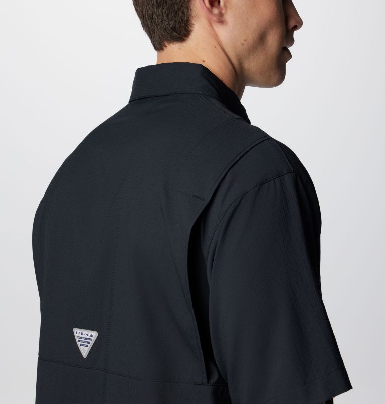 Thumbnail: Men’s PFG Tamiami II Short Sleeve Shirt, Color: Black, image 6