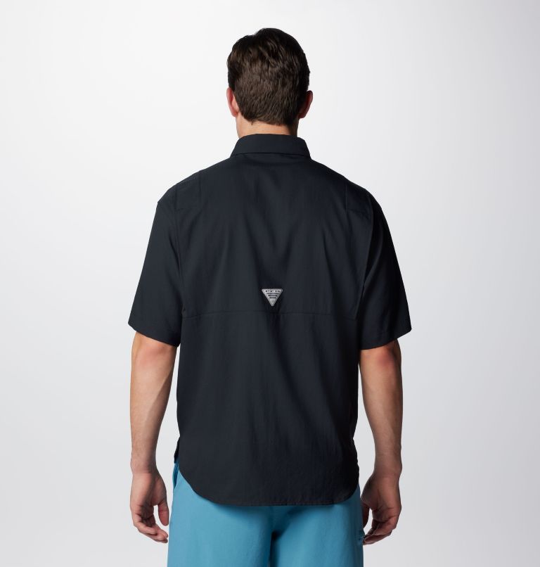 Men’s PFG Tamiami II Short Sleeve Shirt, Color: Black, image 2