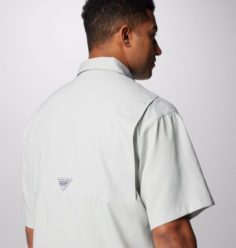 Men’s PFG Tamiami II Short Sleeve Shirt, Color: Cool Grey, image 6