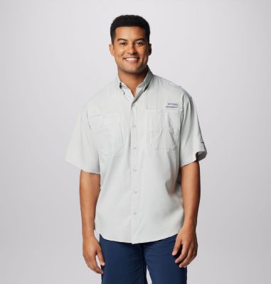 Columbia Shirts | Columbia Mens Tan Omni Shield Fishing Vented Short Sleeve Shirt Size L Large | Color: Tan | Size: L | Portlandgoodies's Closet