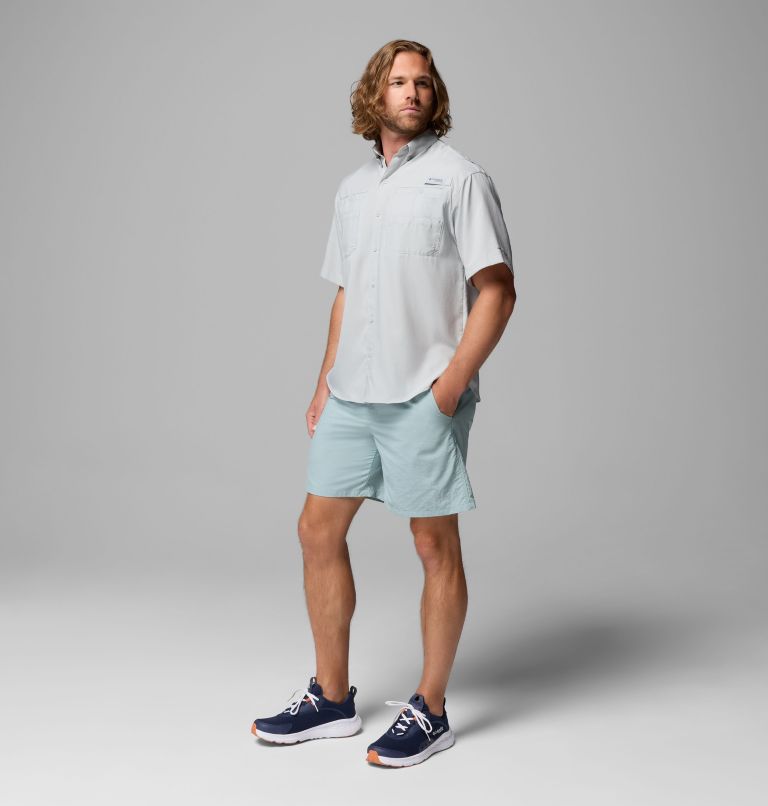 Men’s PFG Tamiami II Short Sleeve Shirt, Color: Cool Grey, image 2