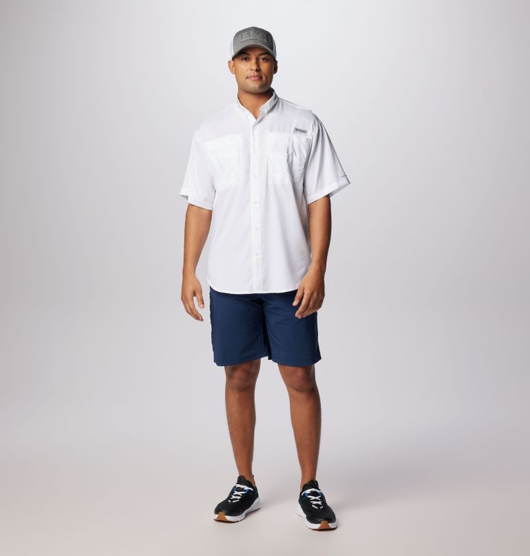 Thumbnail: Men’s PFG Tamiami II Short Sleeve Shirt, Color: White, image 3