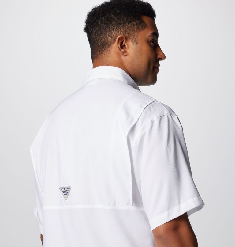 Men’s PFG Tamiami II Short Sleeve Shirt, Color: White, image 6
