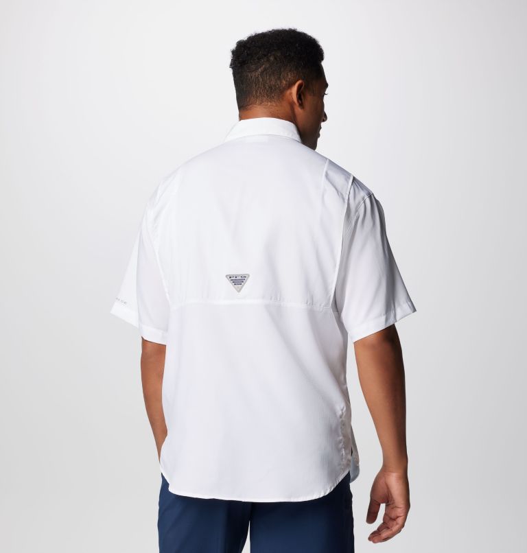 Men’s PFG Tamiami II Short Sleeve Shirt, Color: White, image 2