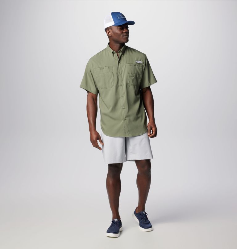 Men’s PFG Tamiami II Short Sleeve Shirt, Color: Cypress, image 3