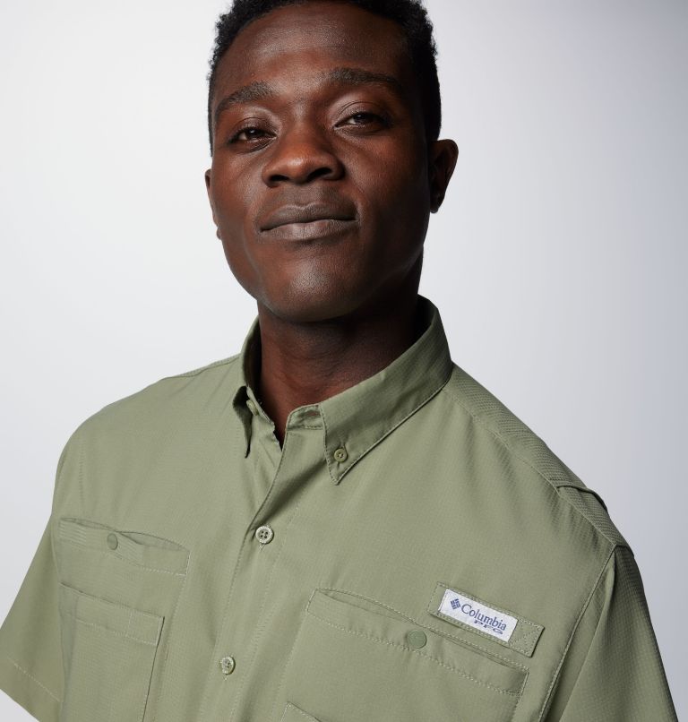 Men’s PFG Tamiami II Short Sleeve Shirt, Color: Cypress, image 5