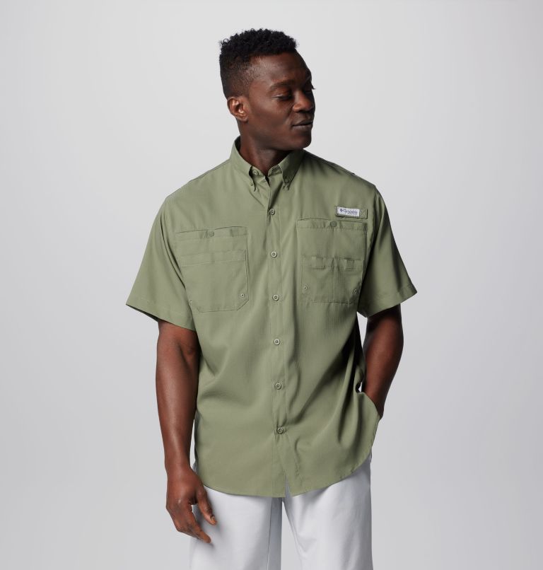 Men’s PFG Tamiami II Short Sleeve Shirt, Color: Cypress, image 1