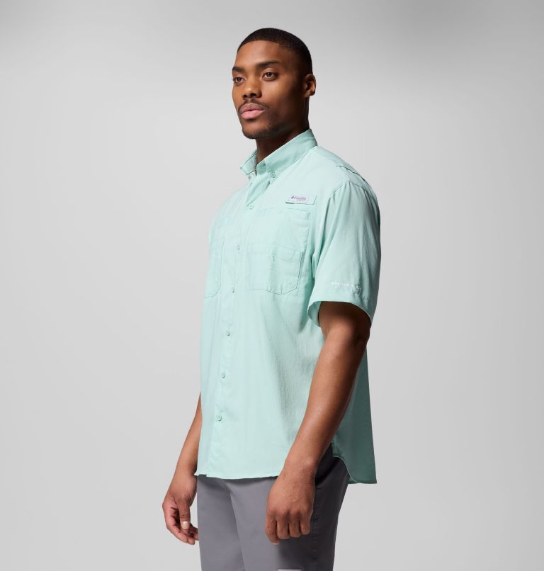 Men’s PFG Tamiami II Short Sleeve Shirt, Color: Misty Jade, image 4