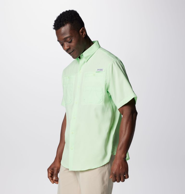 Men’s PFG Tamiami II Short Sleeve Shirt, Color: Key West, image 4