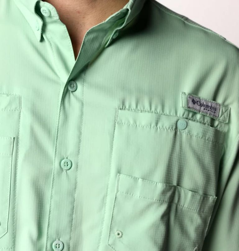 Men’s PFG Tamiami II Short Sleeve Shirt, Color: New Mint