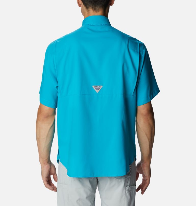 Thumbnail: Men’s PFG Tamiami II Short Sleeve Shirt, Color: Ocean Teal, image 2