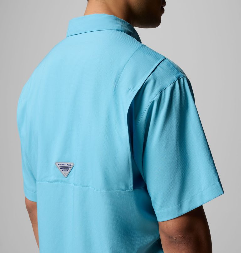 Men’s PFG Tamiami II Short Sleeve Shirt, Color: Vintage Blue, image 5