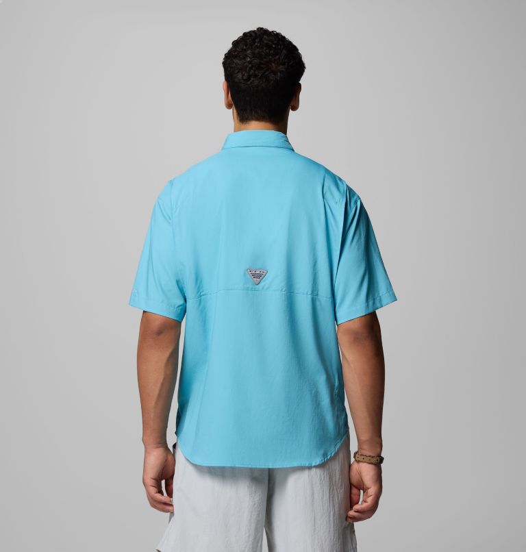 Men’s PFG Tamiami II Short Sleeve Shirt, Color: Vintage Blue, image 3