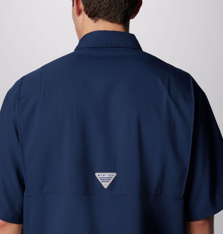 Men’s PFG Tamiami II Short Sleeve Shirt, Color: Collegiate Navy, image 6