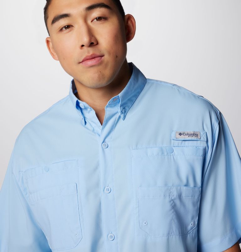 Men’s PFG Tamiami II Short Sleeve Shirt, Color: Sail, image 5