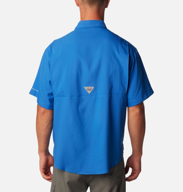 Men’s PFG Tamiami II Short Sleeve Shirt, Color: Vivid Blue, image 2