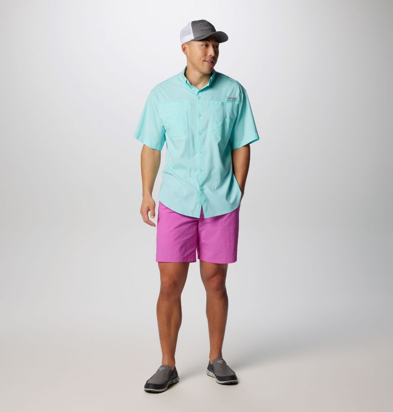 Men’s PFG Tamiami II Short Sleeve Shirt, Color: Gulf Stream, image 3