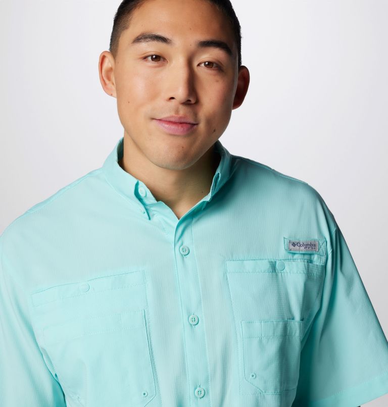 Men’s PFG Tamiami II Short Sleeve Shirt, Color: Gulf Stream, image 5