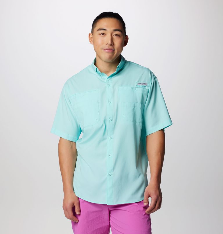 Thumbnail: Men’s PFG Tamiami II Short Sleeve Shirt, Color: Gulf Stream, image 1