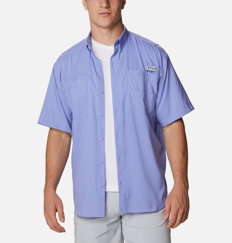 Columbia Tamiami Short-Sleeve Shirt - Boys' Canyon Blue, M